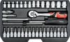 Zestaw kluczy nasadowych 1/4'' 38 szt Yato YT-14471